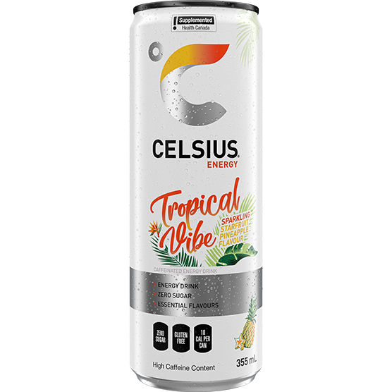 Celsius Sparkling Tropical Vibe 355ML
